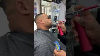 Hcbarbershop Cómo Trabajar Con El Aerógrafo Como Pintar La Barba El Uso Importante Del Aerógrafo