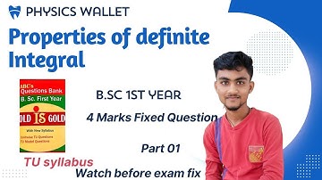 #calculus  | Properties Of Definite Integral | Odd & Even Function Prove | derivation 4 or 6 Marks