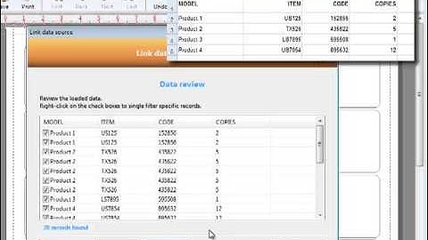 Set number of labels from data source file