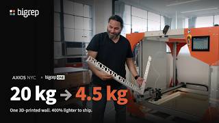3D Printed Trade Show Walls: 4.5 kg Instead of 20 kg Aluminum