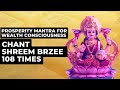 Prosperity mantra for wealth consciousness  chant shreem brzee 108 times