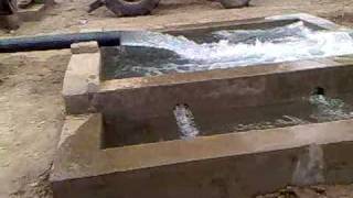 Green village turbine water pump very well flow.mp4