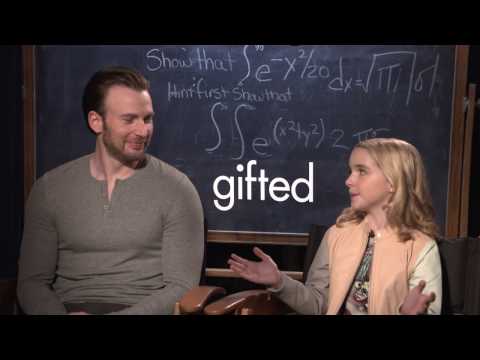 Backstage with Chris Evans & McKenna Grace for GIFTED