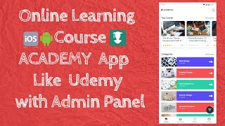 Admin panel with source code || How to make Online Learning Course Like Udemy app in android studio