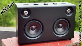 DIY BLUETOOTH SPEAKER SUPER BASS 160W FROM PVC | NTD DIY