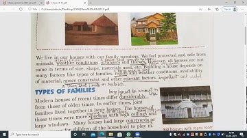 class 4 EVS  CH 13 TYPES OF HOUSES