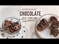 Homemade Chocolate Ice Cream | Only Three Ingredients🍨