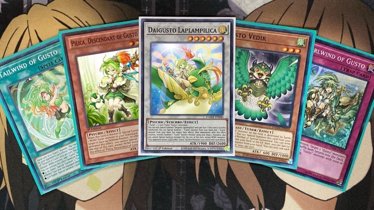 My Gusto Yugioh Deck Profile for Post Dawn of Majesty