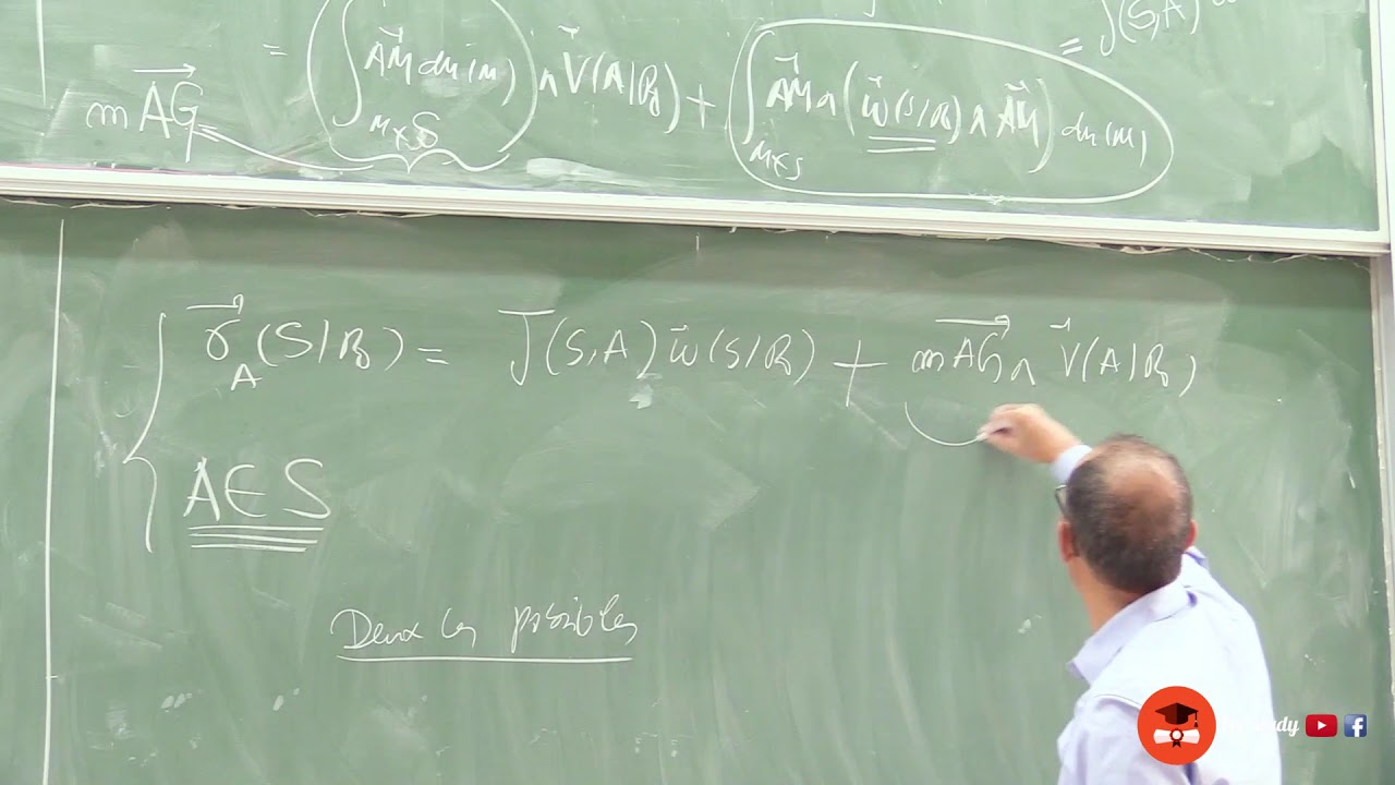 Chapitre  4 et 5 Torseur cinétique, torseur dynamique, énergie cinétique et P.F.D, deuxième  partie