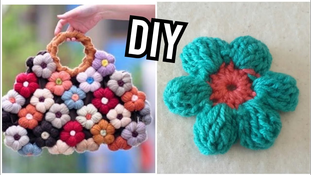 Learn how to crochet a spring flower for beginners YouTube
