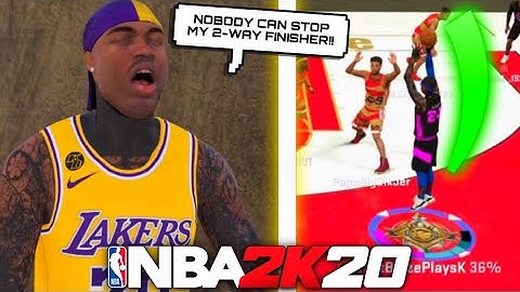 I TOOK MY LEGEND SPEEDBOOSTING 2-WAY FINISHER BUILD to the COMP PRO AM in NBA 2K20