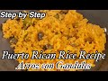 How To Make Puerto Rican Rice/Arroz con Gandules Step by Step