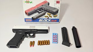 Glock Soft Bullet Gun Unboxing and Testing /Unboxing Soft Bullet toy Gun 🔫/ Glock pistol screenshot 4