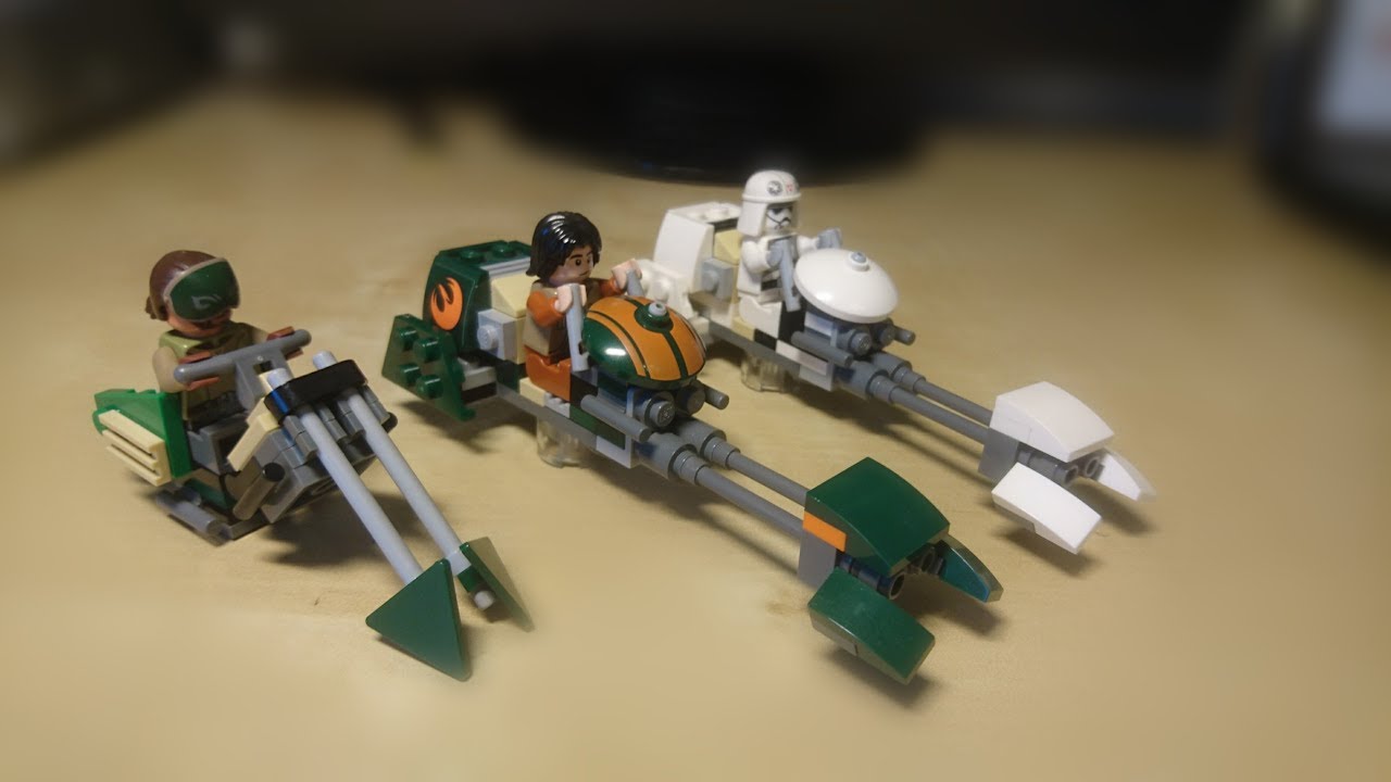 LEGO Rebels Speeder Bike moc | Star Wars - YouTube