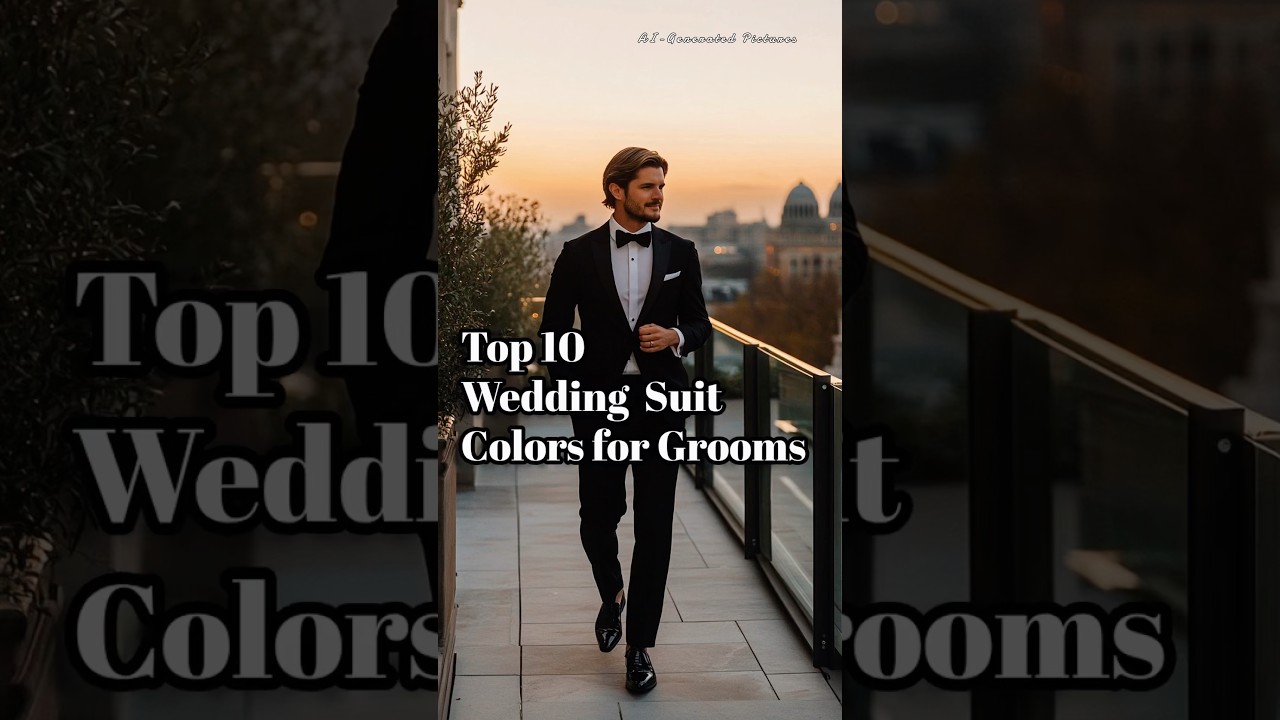 Top 10 Wedding Suits Color 2025 
