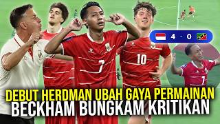 How John Herdman Changed The Playing Style Of The Indonesian National Team Making Beckham Men In