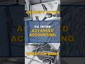Hard Copy of CA Inter Books by AIR 1 #cainter #caintermediate #cafinal #icai