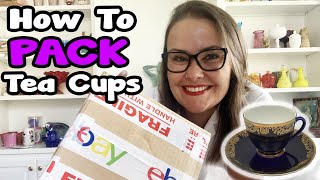 How to Pack Tea Cups | Shipping Hacks | eBay Reseller