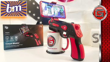 £1 Byte AR Android Game Blaster Controller Unboxing - B&M Tech Review - ARGun Game Play Review