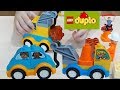 Лего Дупло Эвакуатор с машинкой и автокран LEGO DUPLO Tow truck with a machine and a crane