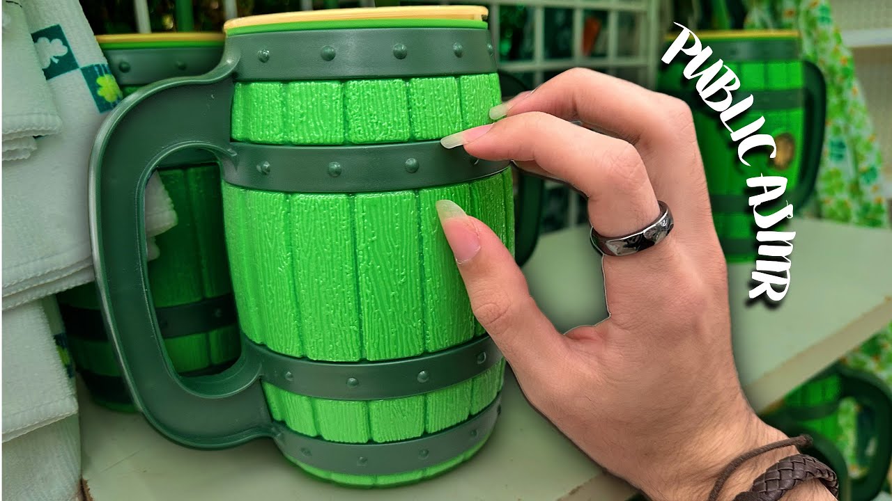 ASMR in Public at Dollar Tree 🍀 Lofi, Tapping, Scratching, Camera Tapping