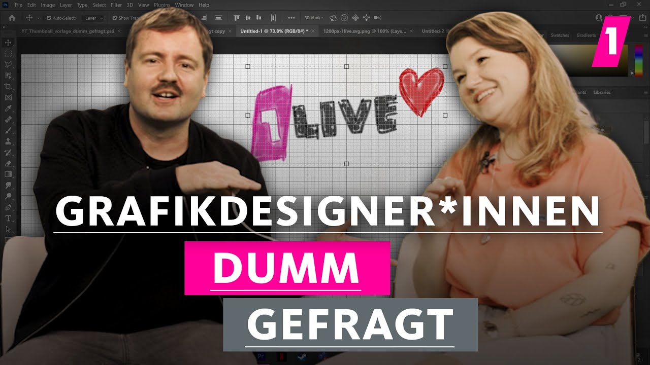 Update Grafiker: Visuelle Kommunikation oder nur Pixel schubsen? | 1LIVE Dumm Gefragt