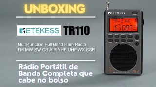 Unboxing do pequenino grande Retekess TR 110 #unboxing #retekess #retekesstr110