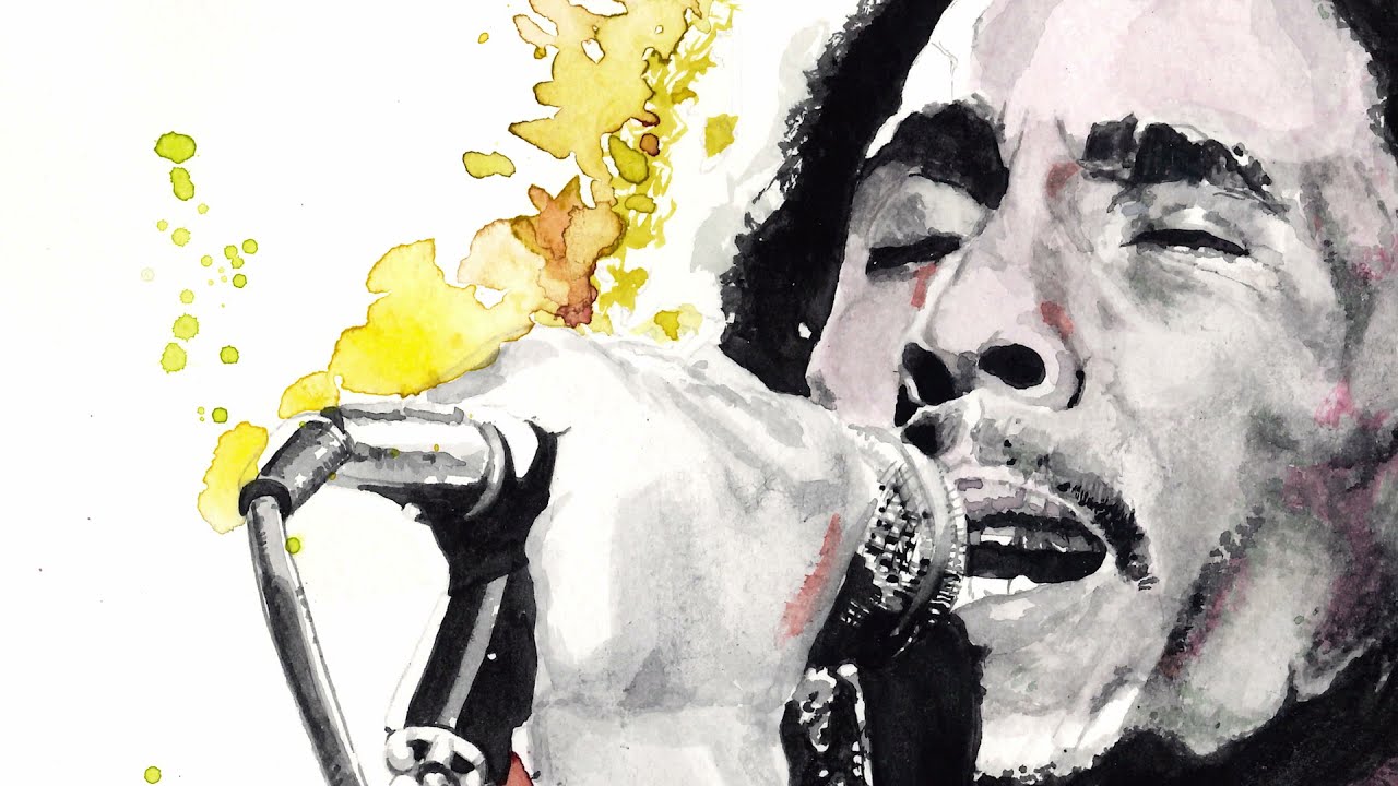 Bob Marley - One Love - Watercolor portrait