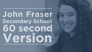 Welcome to John Fraser SS - 60 second version