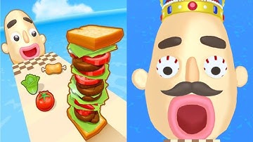 Sandwich Runner - Gameplay Walkthrough - All Levels (152-160) IOS, Android