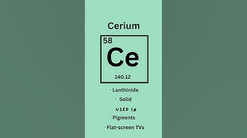 Cerium - Elements series part fifty-eight 🧪 #science #stem #learning