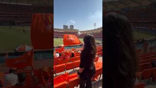 Stadium lounge food experience! #srhvskkr #stadiumfood #srhmatch #stadiumfood #orangearmy #iplmatch