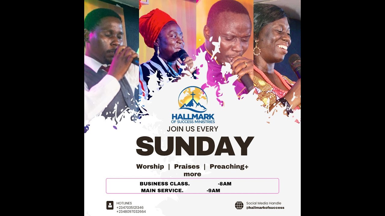 SUNDAY SERVICE LIVE WITH PASTOR VICTOR BASOLA @HALLMARK OF SUCCESS MINISTRY