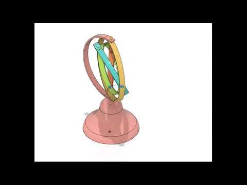 Gyroscope mechanism animation