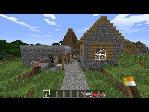 Minecraft Npc Village Seed 1 7 10 Spawn Next To Teeny Tiny Village With A Blacksmith Youtube