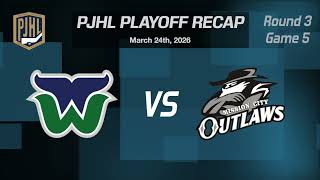 PJHL Playoff Recap: White Rock vs Mission City - Game 5