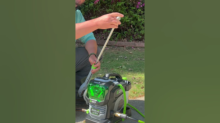 The @Egopowerplus 2100 psi pressure washer is the ultimate car detail washer