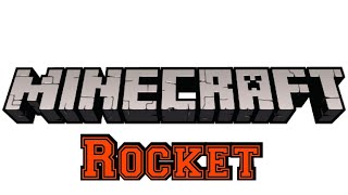 Working rocket(without command block) - Minecraft