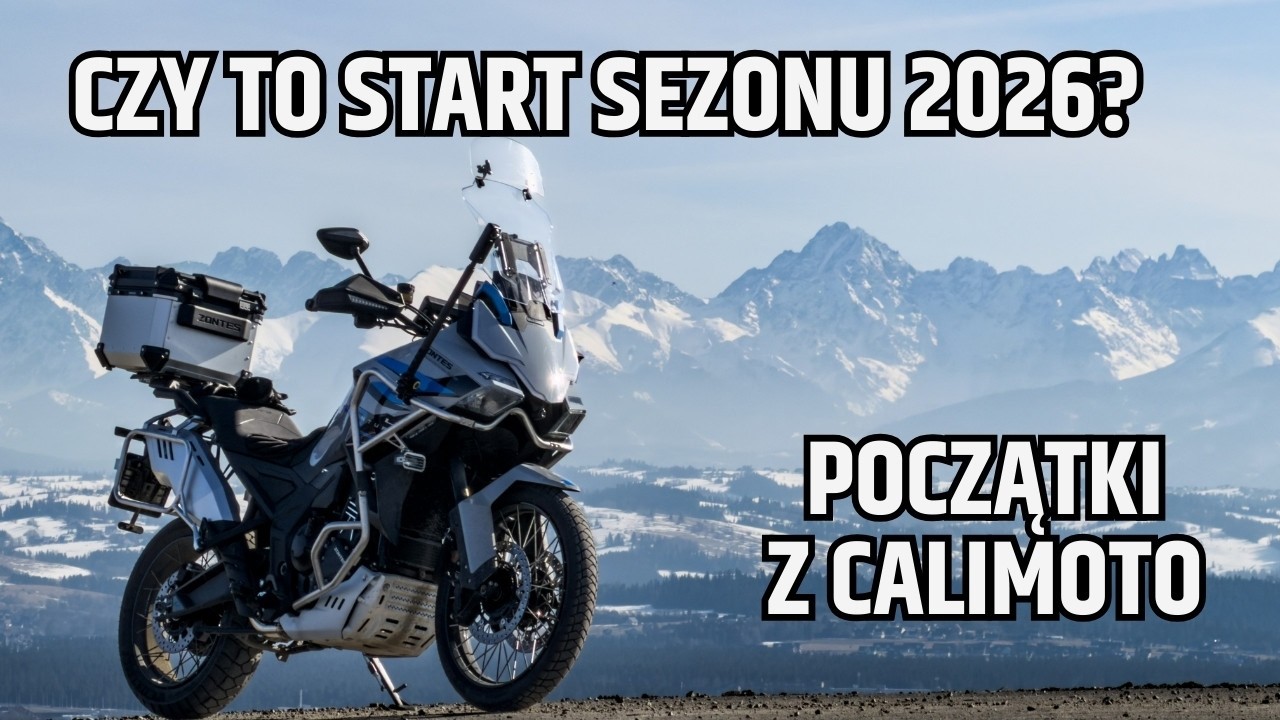 Pierwsza jazda z Calimoto. Krótki test. Czy to początek sezonu 2026? #motovlog #test #calimoto
