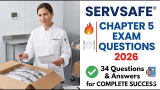 SERVSAFE Chapter 5 Exam Questions 2026 🍽️🔥 | 34 Questions & Answers for Complete Success 🎯📘