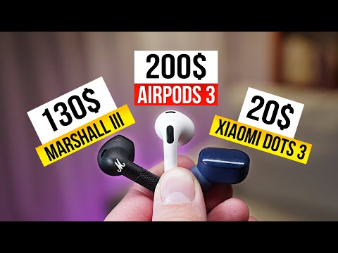 НЕУЖЕЛИ Apple с AirPods 3 ЛОХАНУЛАСЬ?! 20$ лучше 200$? + Marshall Minor III