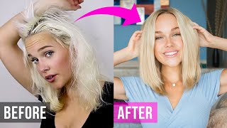 BLEACH FAIL | My damaged hair transformation 😰