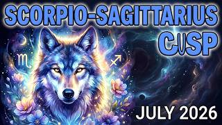 SCORPIO–SAGITTARIUS CUSP🐺July 2026 Monthly Astrology & Tarot Forecast