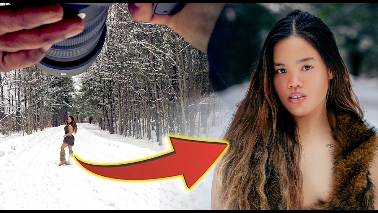 Photoshoot nan Neige - Vlog fotografi