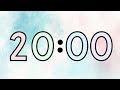20 minute summer pastel timer