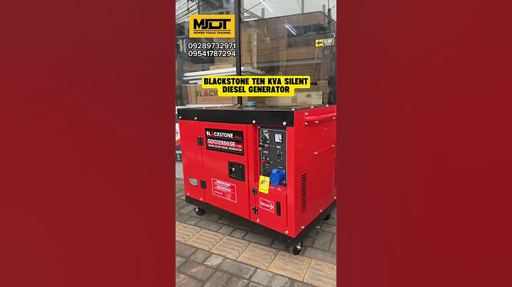BLACKSTONE 10KVA Silent Diesel Generator Quick Start. #generator #dieselgenerator #silentgenerator