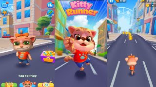 Talking kitty Runner game - talking kitty runner game Android gameplay #gaming #gamer screenshot 3