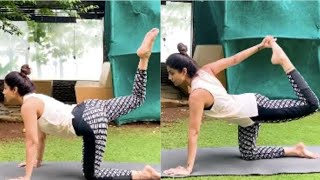 Shilpa Shetty Latest Yoga Session