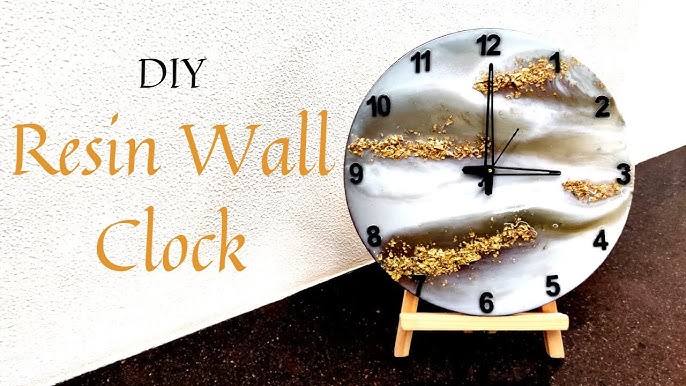 Resin Art Advanced on Wall Clock D-I-Y Kit.