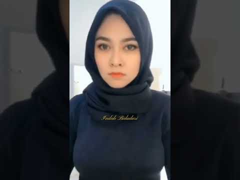 Indah Bidadari Jilbab Hot angel baby hijab Fashion Tudung Comel Joget  mantul